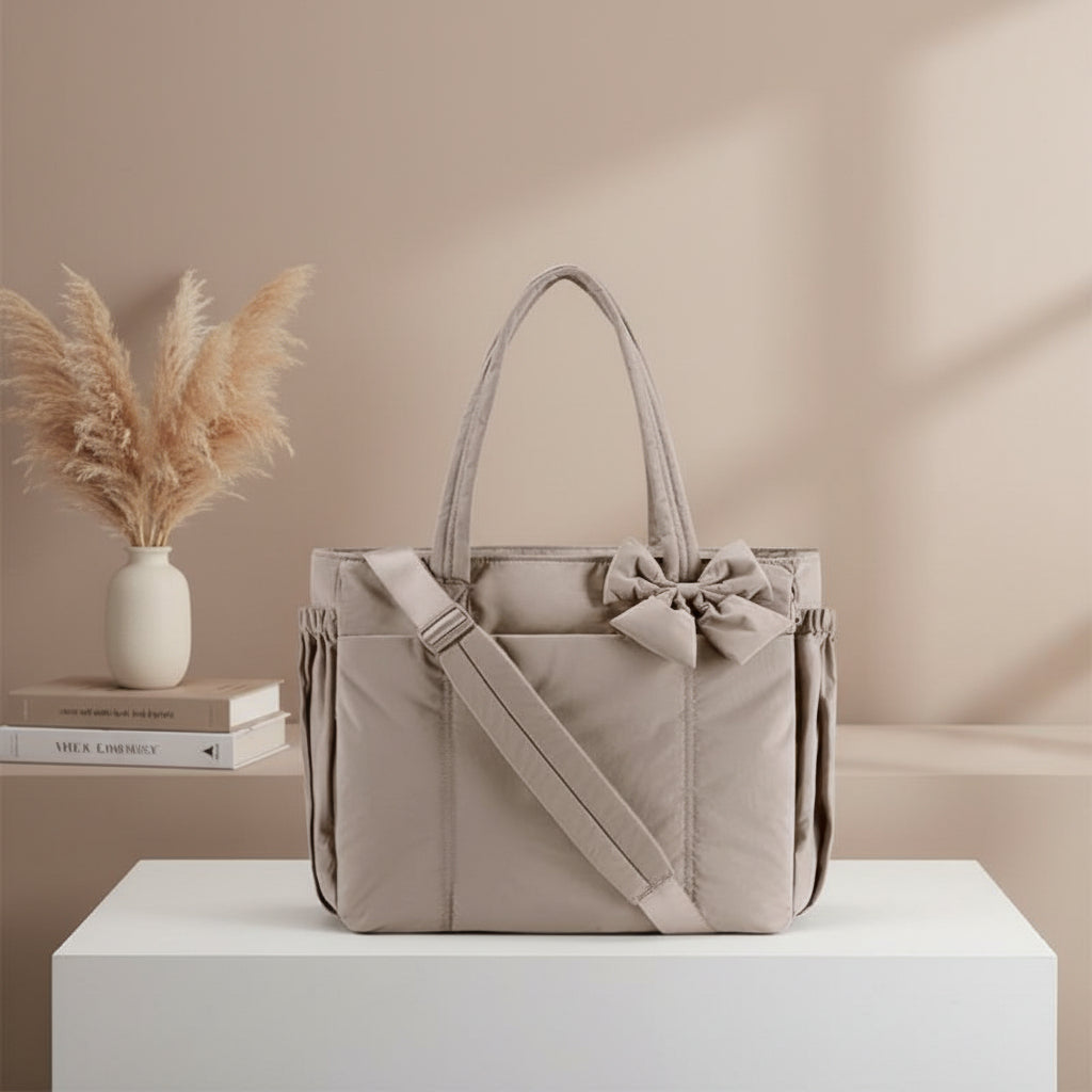 Large Womens Nylon Tote Shoulder Bag for Work