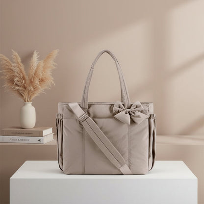 Large Womens Nylon Tote Shoulder Bag for Work