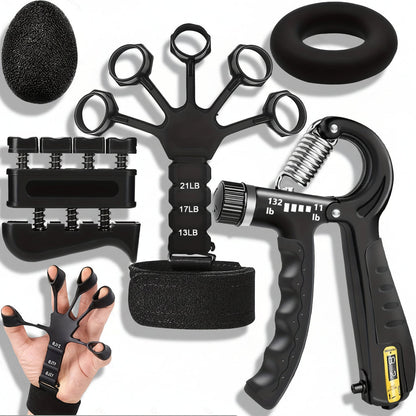 Compact Grip Strengthener Forearm Exerciser Metal Fitness Tool - Lusomart