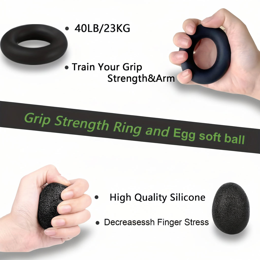 Compact Grip Strengthener Forearm Exerciser Metal Fitness Tool