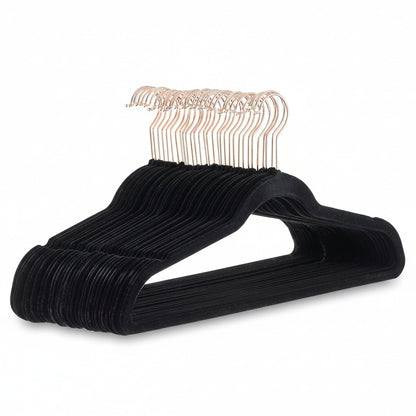 Premium Velvet Hangers Non Slip Closet Organizers Set