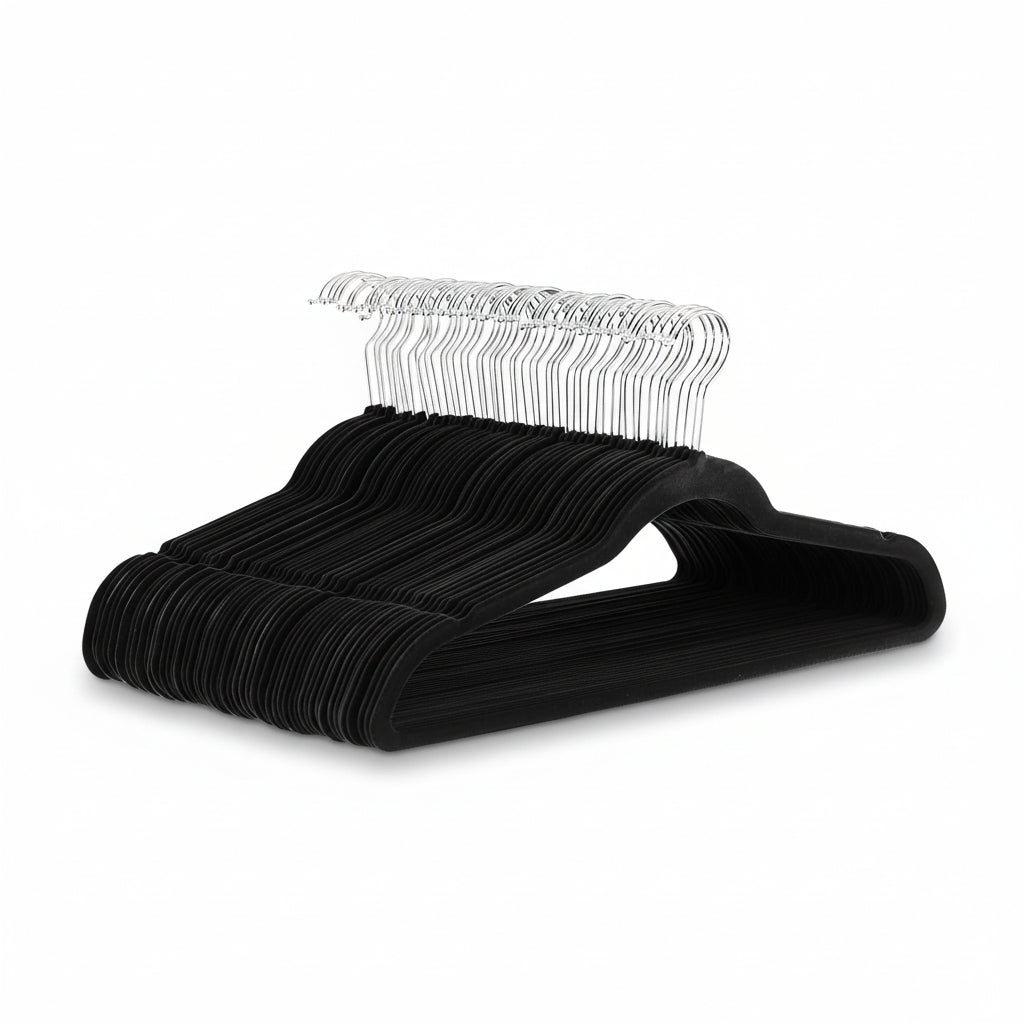 Premium Velvet Hangers Non Slip Closet Organizers Set - Lusomart