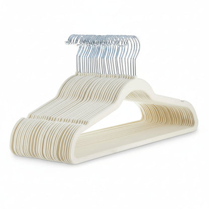 Premium Velvet Hangers Non Slip Closet Organizers Set
