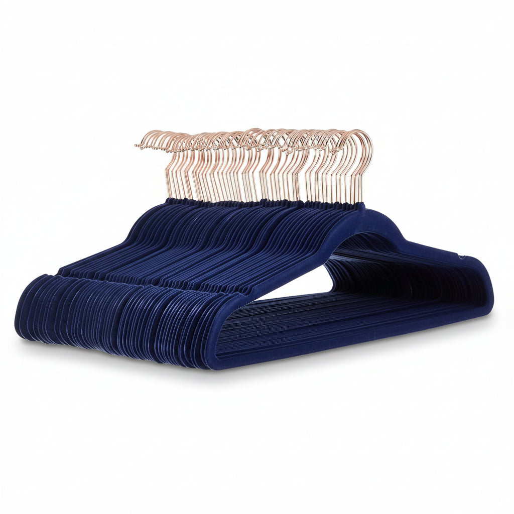 Premium Velvet Hangers Non Slip Closet Organizers Set