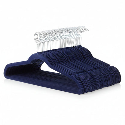 Premium Velvet Hangers Non Slip Closet Organizers Set