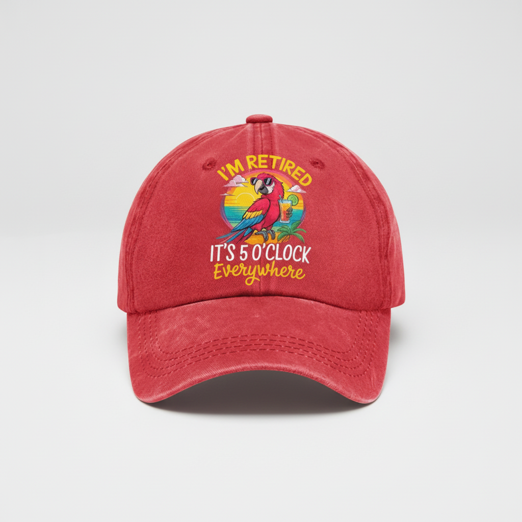 Relaxed Fit Sporty Embroidered Baseball Cap
