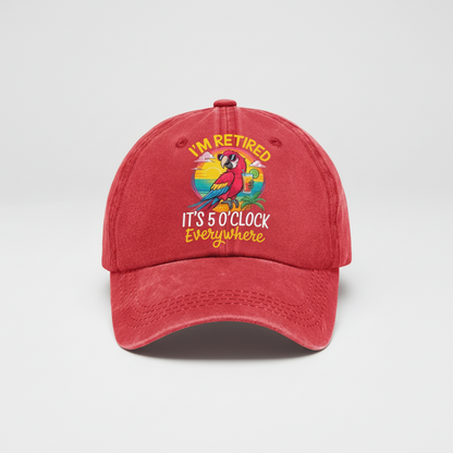 Relaxed Fit Sporty Embroidered Baseball Cap