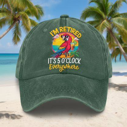 Relaxed Fit Sporty Embroidered Baseball Cap