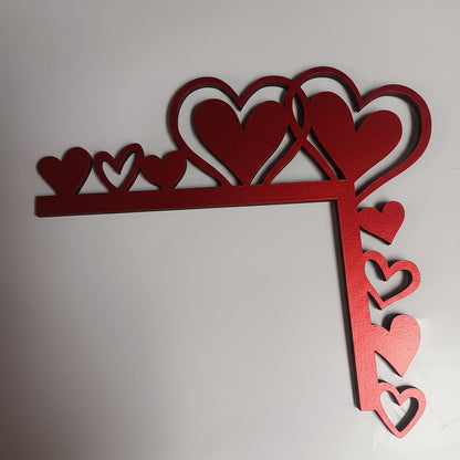Decorative Heart Shaped Wall Mirror Sticker Decal - Lusomart