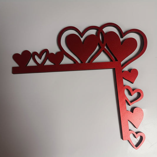 Decorative Heart Shaped Wall Mirror Sticker Decal - Lusomart