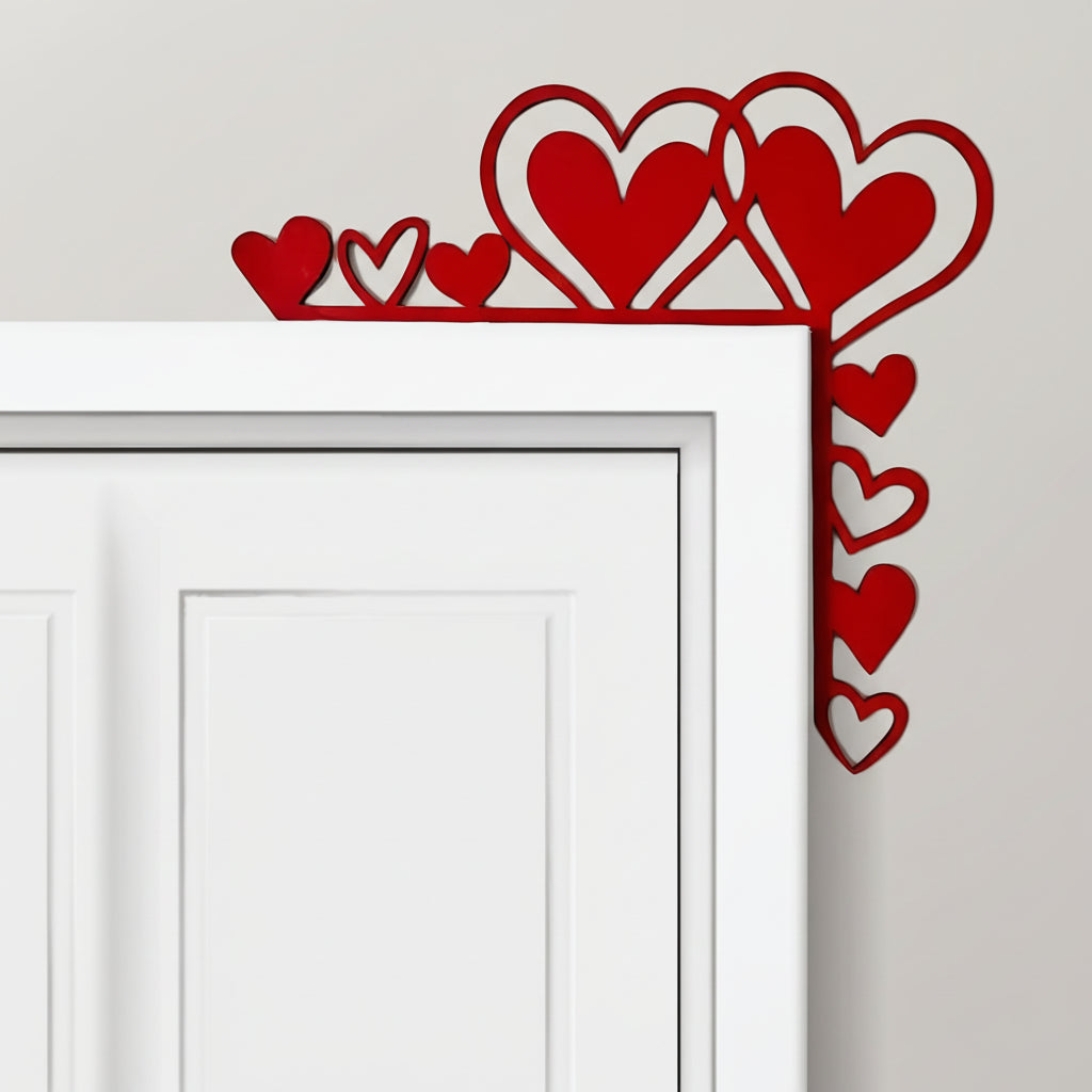 Decorative Heart Shaped Wall Mirror Sticker Decal