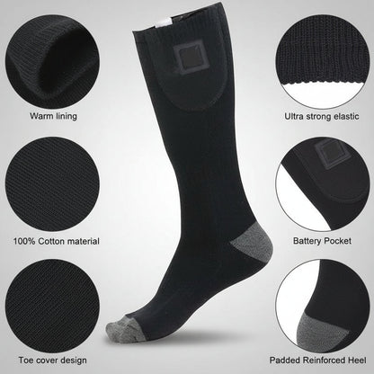 Warm Electric Socks Thermal Winter Foot Warmers
