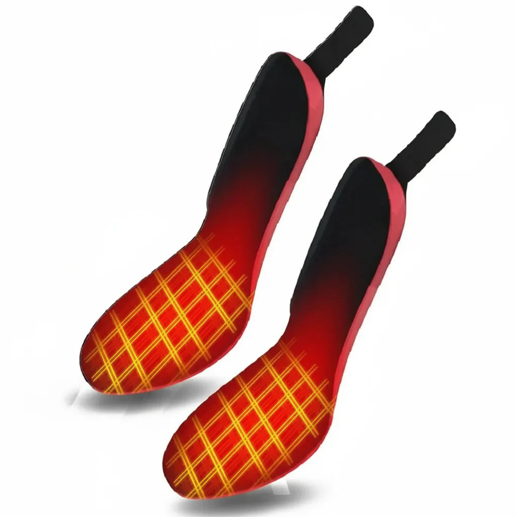 Warm Rechargeable Shoe Insoles with Remote Control