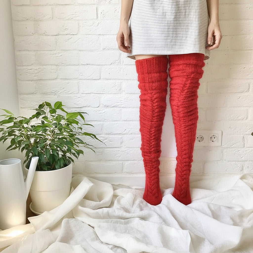 Cozy Thermal Knee High Winter Socks