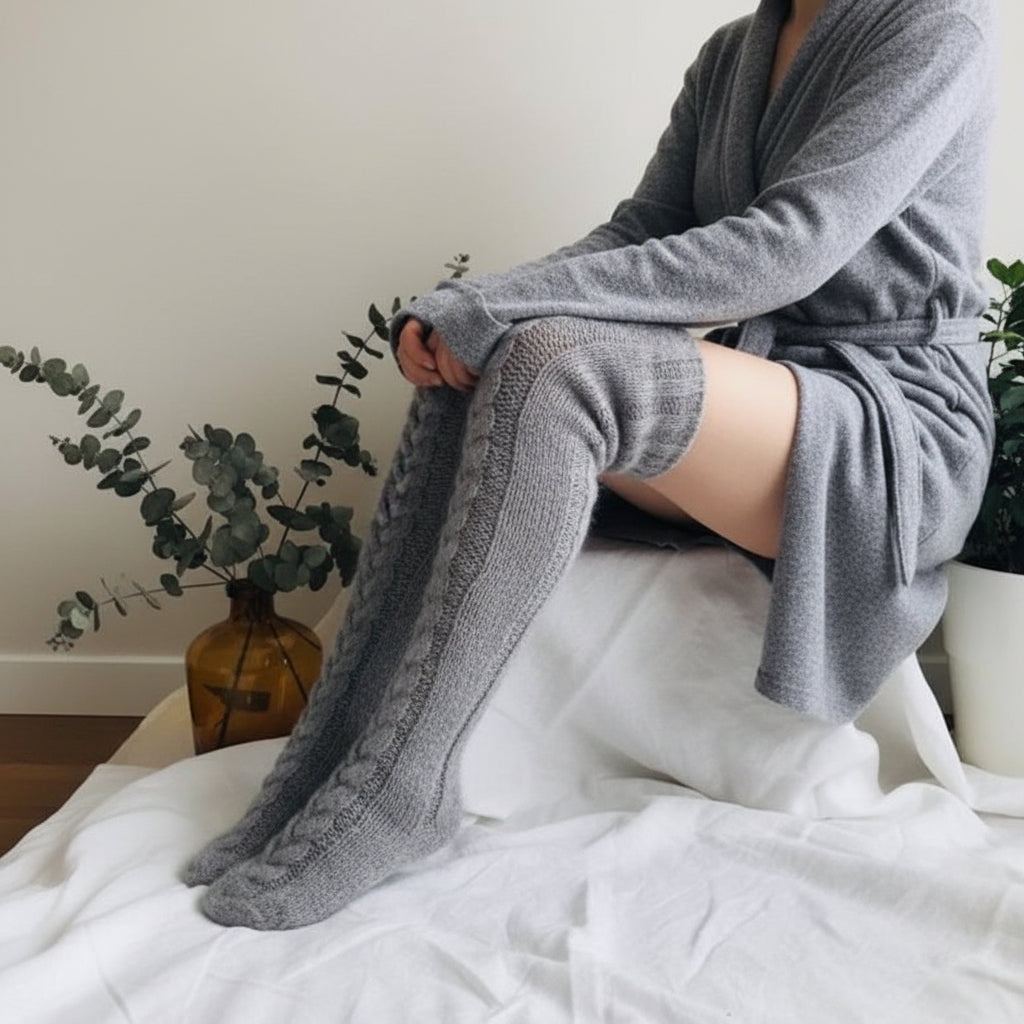 Cozy Thermal Knee High Winter Socks