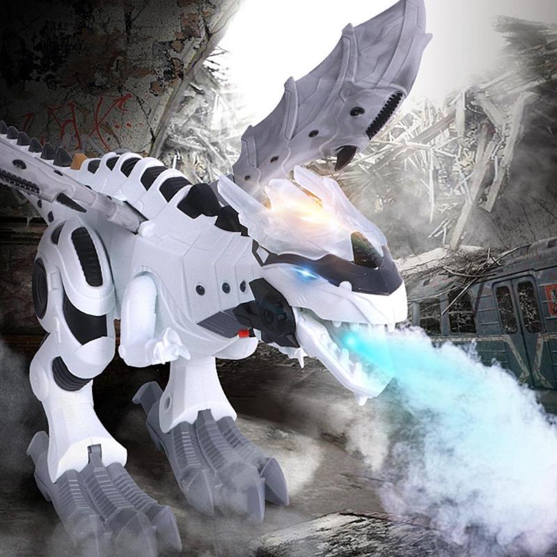 Fun Dino Robot Toy With Lights And Sound Effects