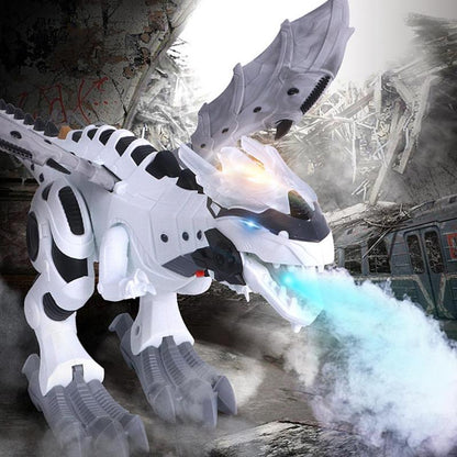 Fun Dino Robot Toy With Lights And Sound Effects