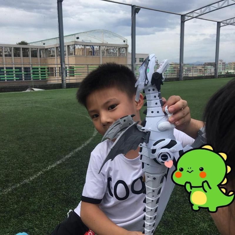 Fun Dino Robot Toy With Lights And Sound Effects