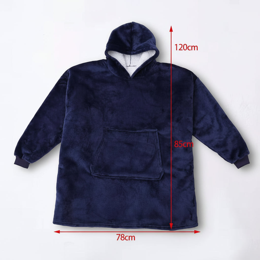 Soft Plush Hooded Fleece Blanket