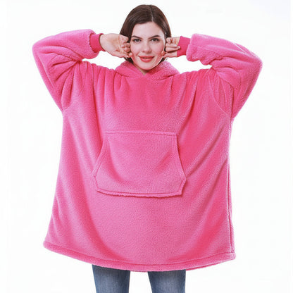 Soft Plush Hooded Fleece Blanket