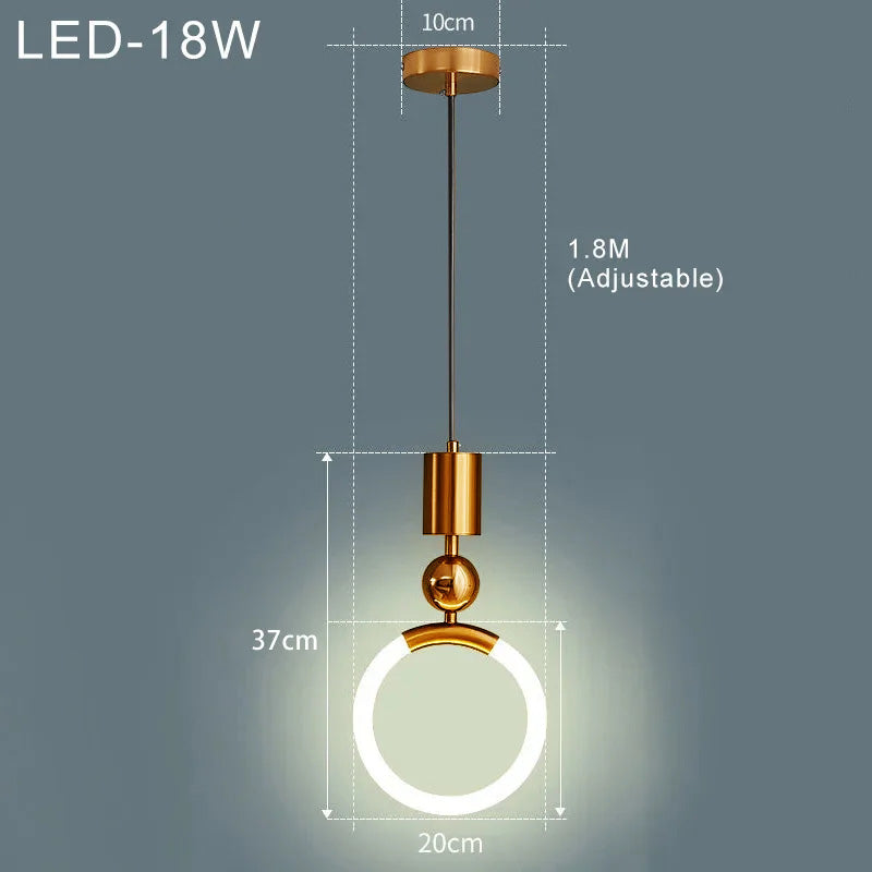 Modern LED Hanging Light for Kitchen and Dining
