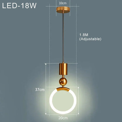 Modern LED Hanging Light for Kitchen and Dining