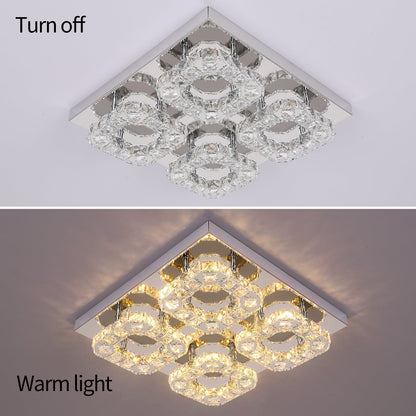 Elegant Four Light Crystal Chandelier