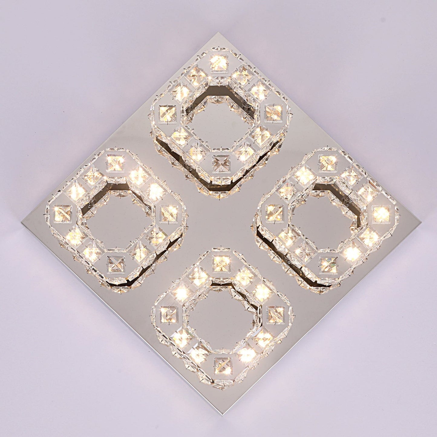 Elegant Four Light Crystal Chandelier