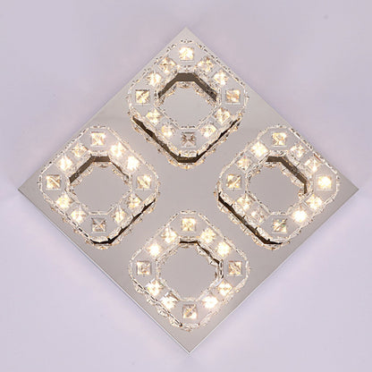 Elegant Four Light Crystal Chandelier