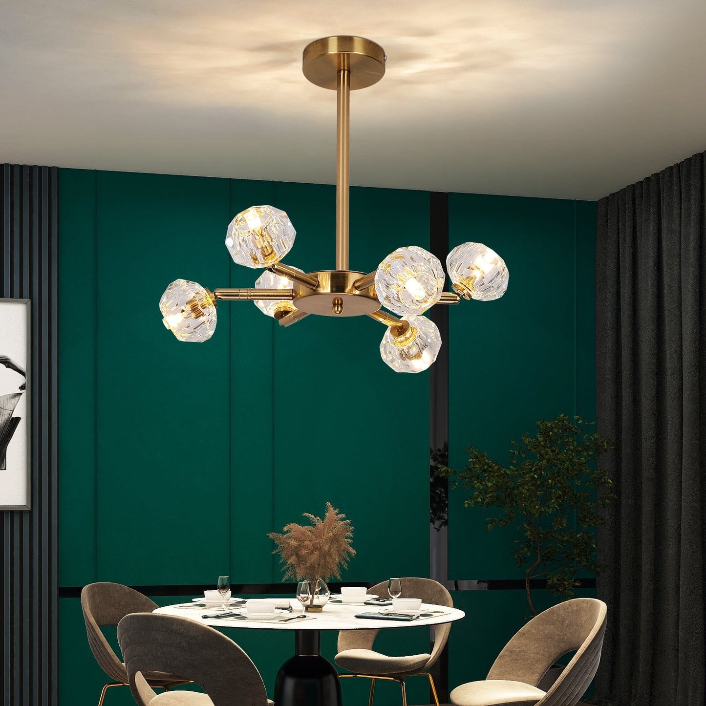 Luxury Glass Drop Pendant Lamp