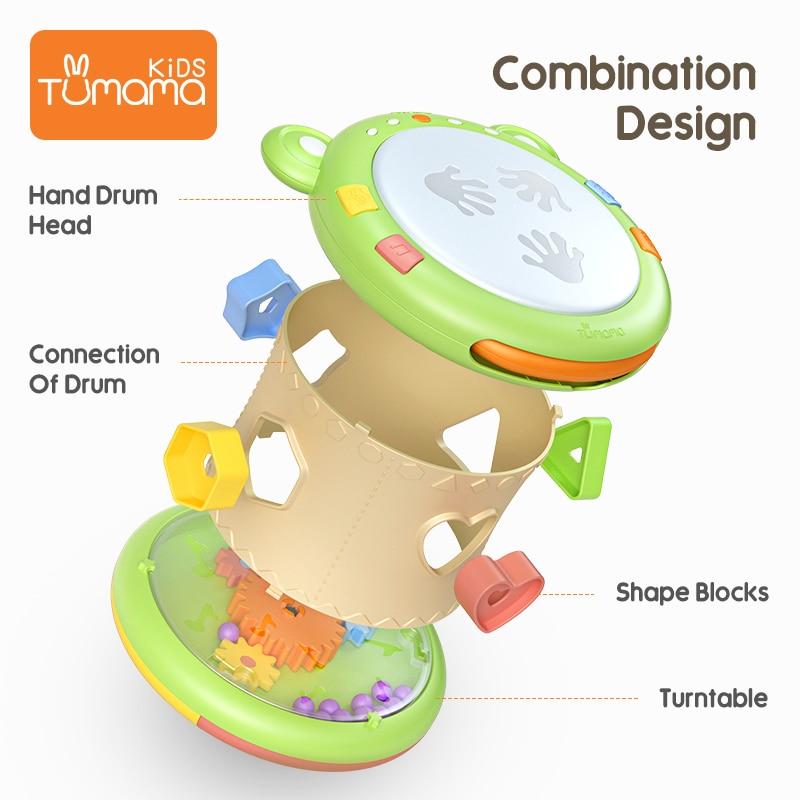 Fun Baby Drum Set With Lights And Nursery Music