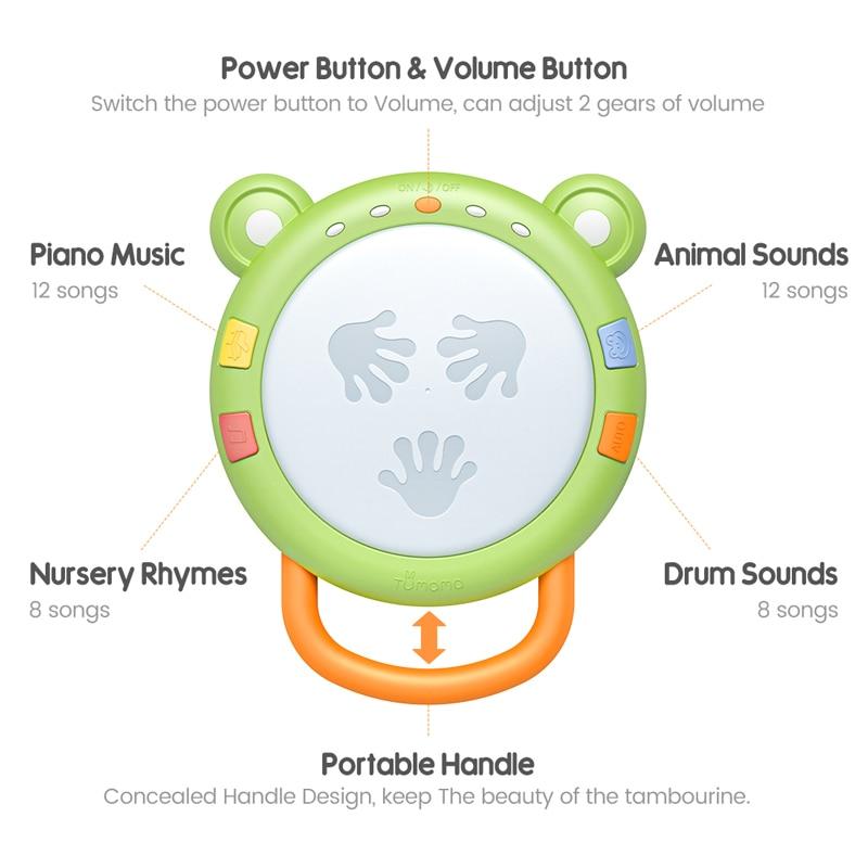 Fun Baby Drum Set With Lights And Nursery Music