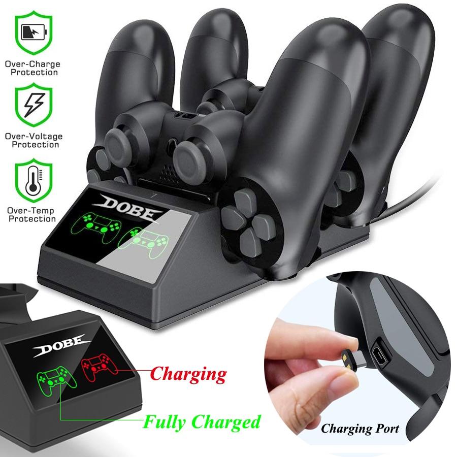 Fast PS4 Controller Charging Station, 3 Hour Power