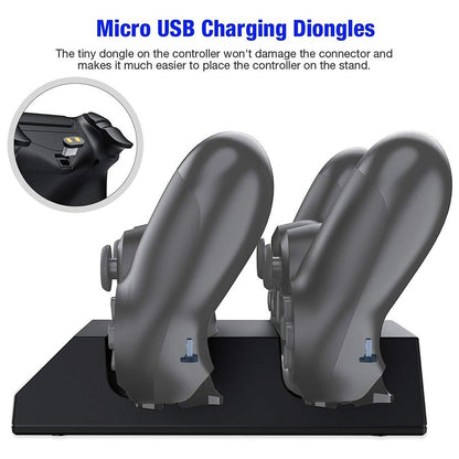 Fast PS4 Controller Charging Station, 3 Hour Power