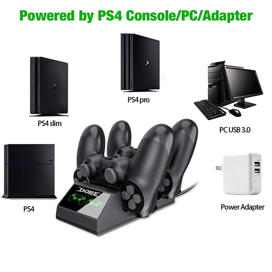 Fast PS4 Controller Charging Station, 3 Hour Power