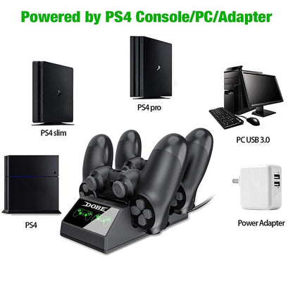 Fast PS4 Controller Charging Station, 3 Hour Power