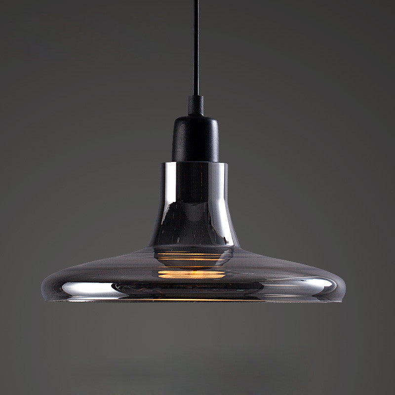 Elegant Vintage Glass Hanging Lamp - Lusomart