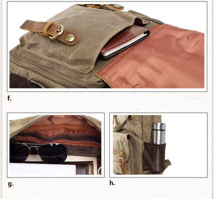 Waterproof Canvas Travel Camera Bag