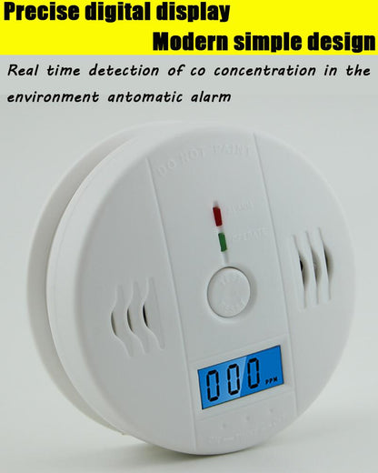 Smart Dual Smoke and Carbon Monoxide Detector Alert