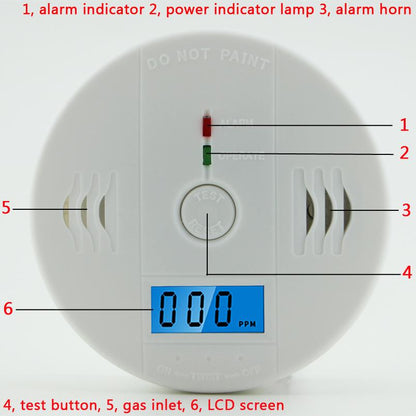 Smart Dual Smoke and Carbon Monoxide Detector Alert