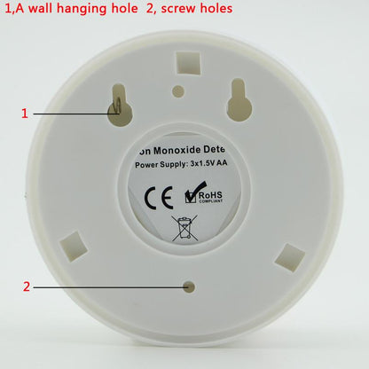 Smart Dual Smoke and Carbon Monoxide Detector Alert