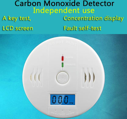Smart Dual Smoke and Carbon Monoxide Detector Alert