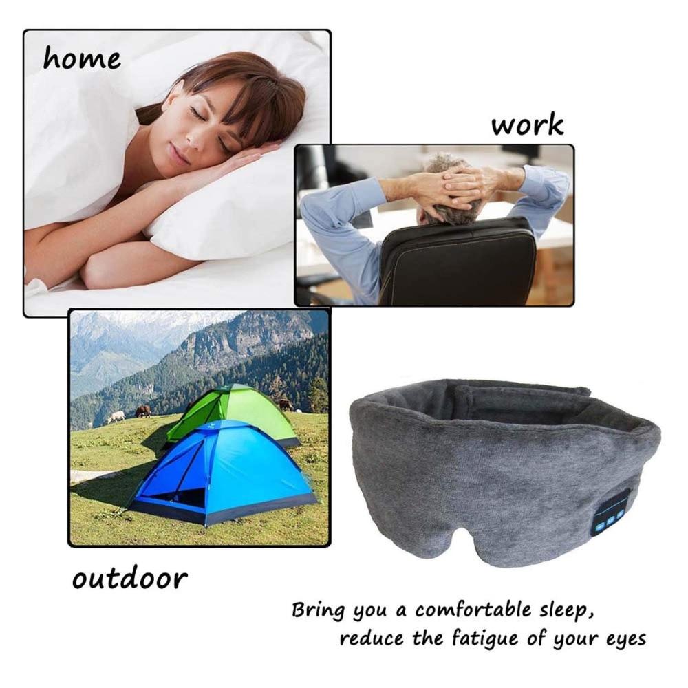 Soft Sleep Headband With Wireless Speakers And Noise Canceling Sound