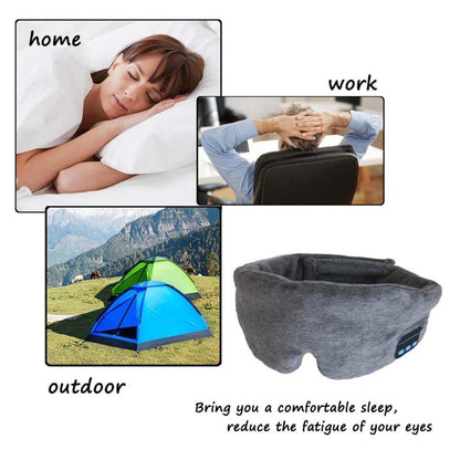 Soft Sleep Headband With Wireless Speakers And Noise Canceling Sound