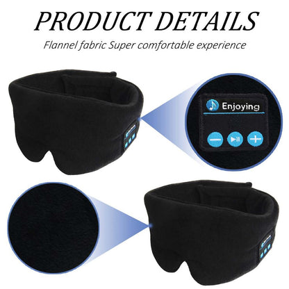 Soft Sleep Headband With Wireless Speakers And Noise Canceling Sound