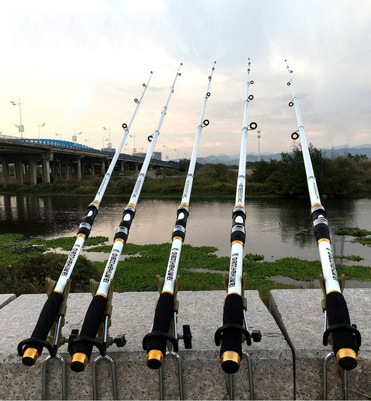 Lightweight Portable Telescopic Fishing Rod 2.1-3.6m - Lusomart