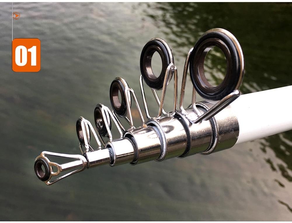Lightweight Portable Telescopic Fishing Rod 2.1-3.6m