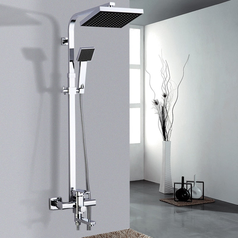 Luxury Rain Shower Head With Handheld Sprayer Easy Fit - Lusomart