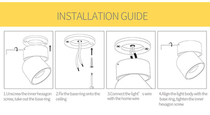 Bright LED Wall Spotlight for Contemporary Living