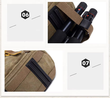 Waterproof Canvas Travel Camera Bag